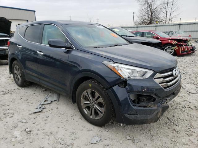 5XYZTDLB5DG065395 - 2013 HYUNDAI SANTA FE S BLUE photo 4