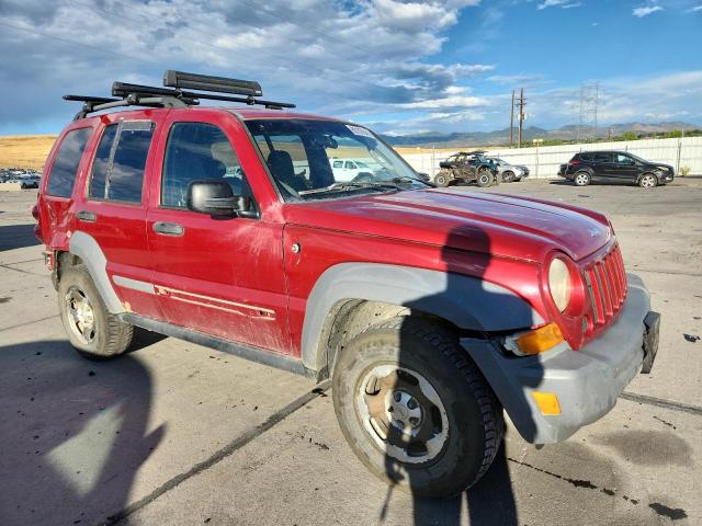 1J4GL48K05W696988 - 2005 JEEP LIBERTY SPORT 红色 照片 4