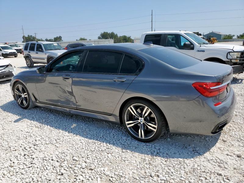 WBA7E2C57KB217956 - 2019 BMW 740 I GRAY photo 2