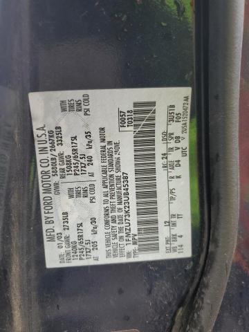 1FMZU73K23UB45387 - 2003 FORD EXPLORER XLT Mavi foto 12