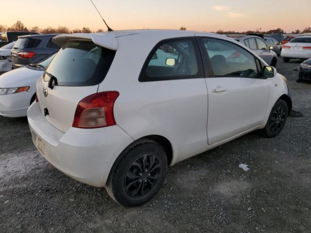 JTDJT923X75091797 - 2007 TOYOTA YARIS WHITE photo 3