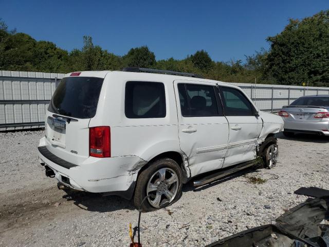 5FNYF4H52FB009723 - 2015 HONDA PILOT EXL Weiß Foto 3