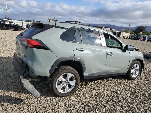 JTMRWRFVXKD009443 - 2019 TOYOTA RAV4 XLE Կանաչ լուսանկար 3