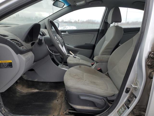 KMHCT4AE1DU402643 - 2013 HYUNDAI ACCENT GLS SILVER photo 7