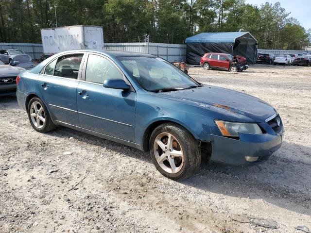 5NPEU46F37H212160 - 2007 HYUNDAI SONATA SE BLUE photo 4