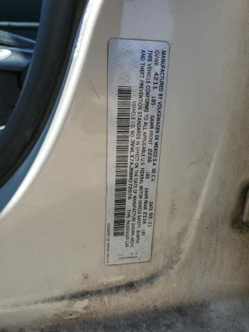 3VWLX7AJ8BM372076 - 2011 VOLKSWAGEN JETTA SEL Gümüş foto 12