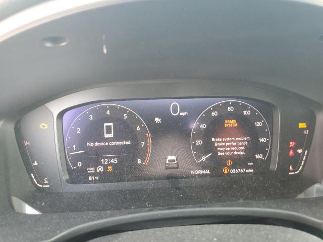 19XFL1H86NE020642 - 2022 HONDA CIVIC SPORT TOURING GRAY photo 9