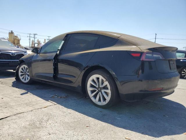 5YJ3E1EB3NF192277 - 2022 TESLA MODEL 3 Negro foto 2