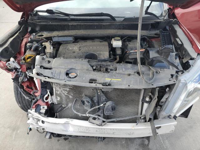 5N1DR2MN4HC636662 - 2017 NISSAN PATHFINDER S RED photo 12