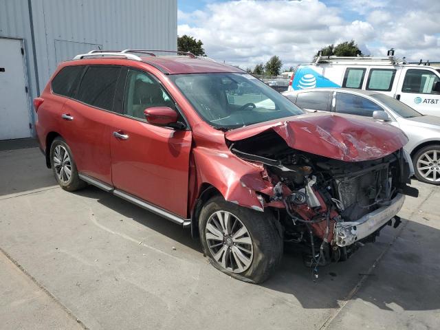 5N1DR2MN4HC636662 - 2017 NISSAN PATHFINDER S RED photo 4