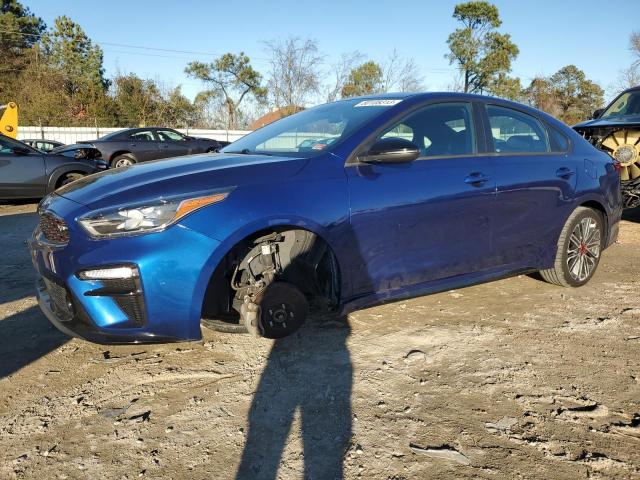 3KPF44AC2ME367428 - 2021 KIA FORTE GT BLUE photo 1