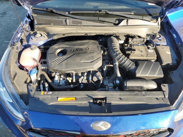 3KPF44AC2ME367428 - 2021 KIA FORTE GT BLUE photo 11