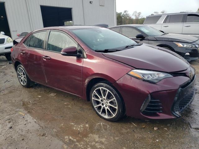 5YFBURHE6HP635095 - 2017 TOYOTA COROLLA L MAROON photo 4