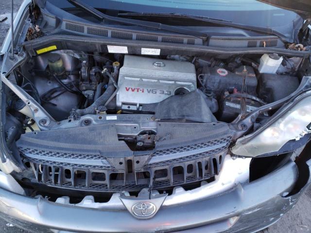 5TDZA23C25S313223 - 2005 TOYOTA SIENNA CE GRAY photo 12