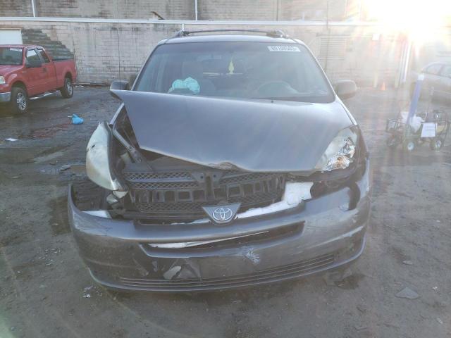 5TDZA23C25S313223 - 2005 TOYOTA SIENNA CE GRAY photo 5