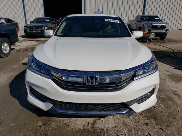 1HGCR2F80GA106160 - 2016 HONDA ACCORD EXL WHITE photo 5