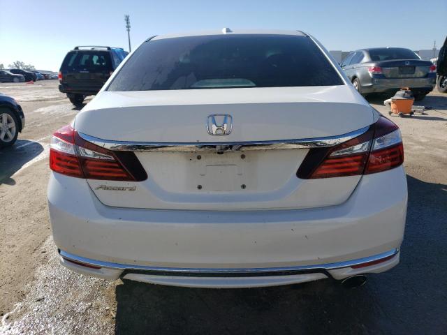 1HGCR2F80GA106160 - 2016 HONDA ACCORD EXL WHITE photo 6