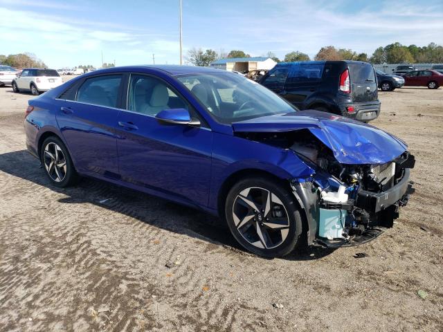 KMHLN4AJ4PU047950 - 2023 HYUNDAI ELANTRA LIMITED BLUE photo 4