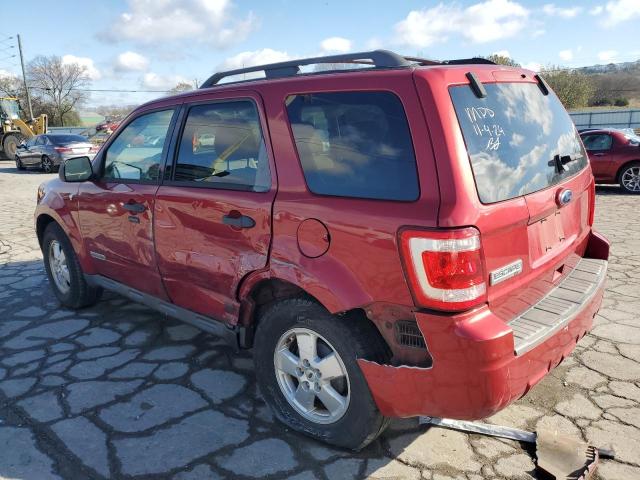 1FMCU03198KB84758 - 2008 FORD ESCAPE XLT RED photo 2