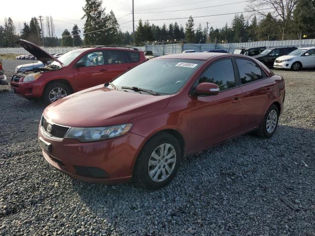 KNAFU4A25A5191941 - 2010 KIA FORTE EX RED photo 1