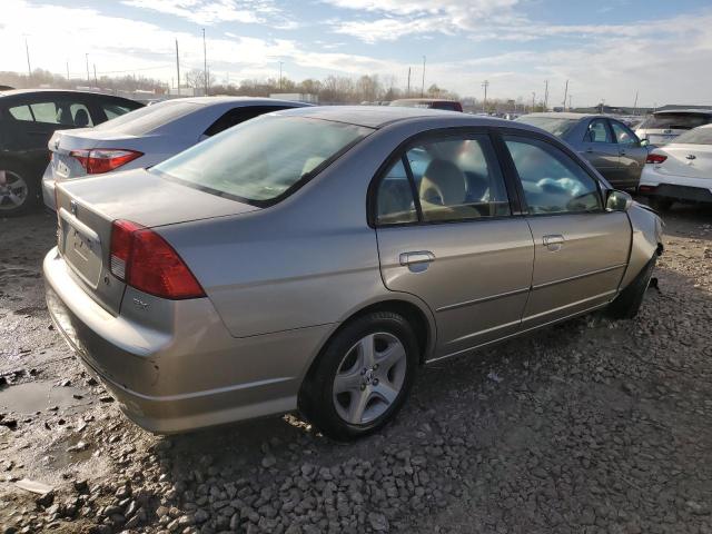 2HGES26775H570842 - 2005 HONDA CIVIC EX SILVER photo 3