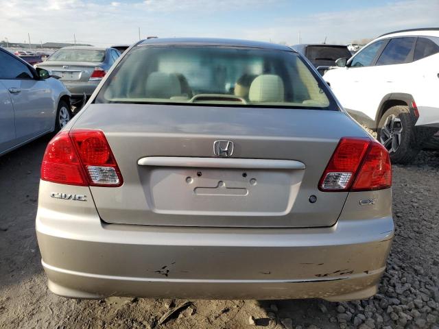 2HGES26775H570842 - 2005 HONDA CIVIC EX SILVER photo 6