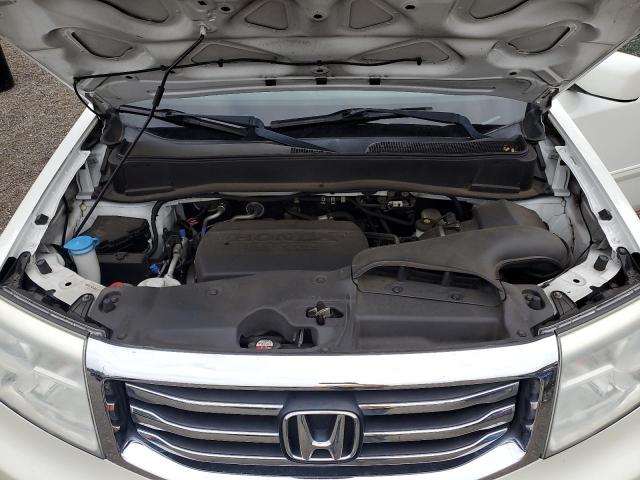5FNYF4H63CB505859 - 2012 HONDA PILOT EXL WHITE photo 12