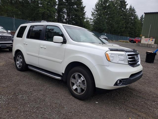 5FNYF4H63CB505859 - 2012 HONDA PILOT EXL WHITE photo 4