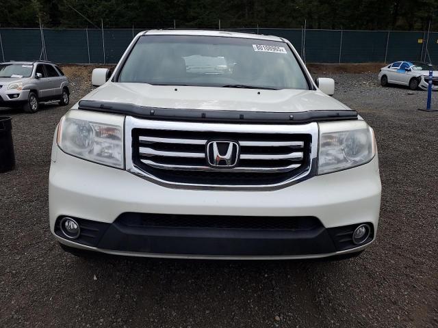 5FNYF4H63CB505859 - 2012 HONDA PILOT EXL WHITE photo 5