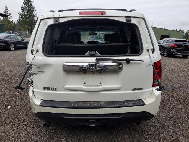 5FNYF4H63CB505859 - 2012 HONDA PILOT EXL WHITE photo 6