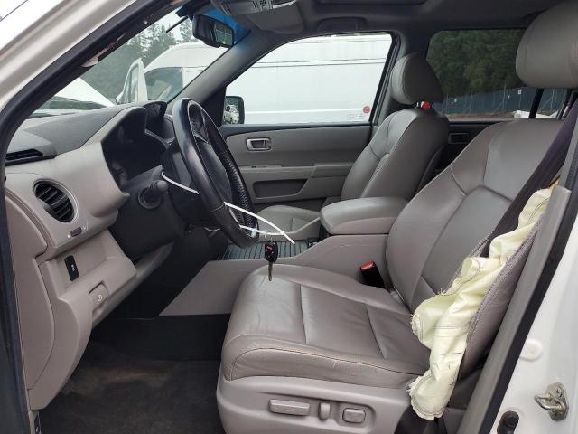 5FNYF4H63CB505859 - 2012 HONDA PILOT EXL WHITE photo 7