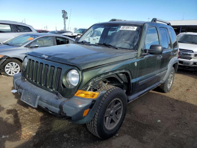 1J4GL38K56W218559 - 2006 JEEP LIBERTY RENEGADE GREEN photo 1