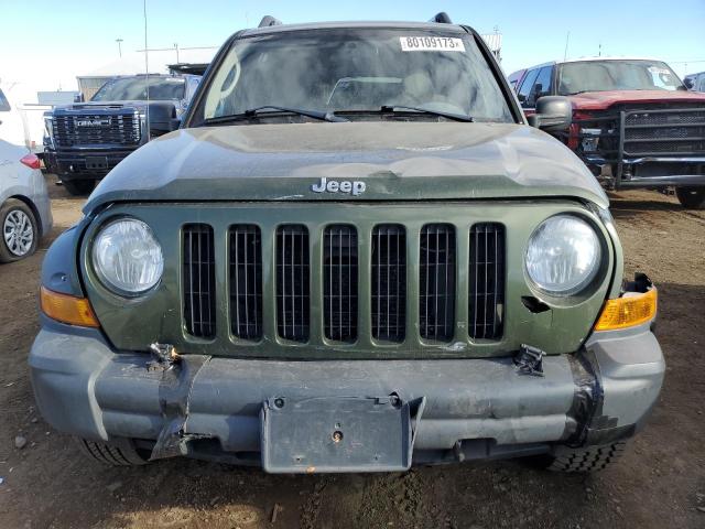 1J4GL38K56W218559 - 2006 JEEP LIBERTY RENEGADE GREEN photo 5