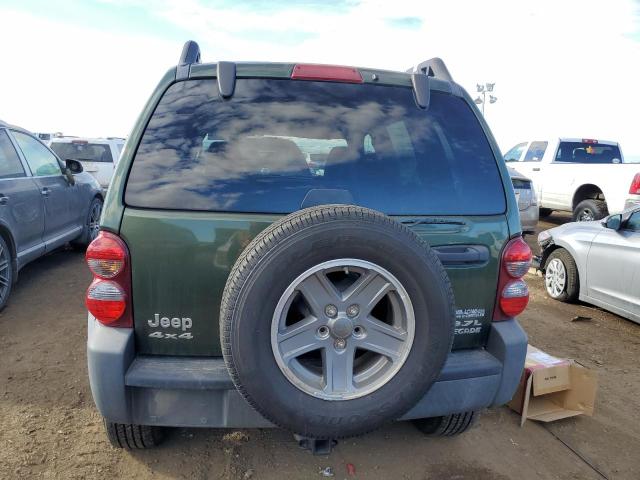 1J4GL38K56W218559 - 2006 JEEP LIBERTY RENEGADE GREEN photo 6