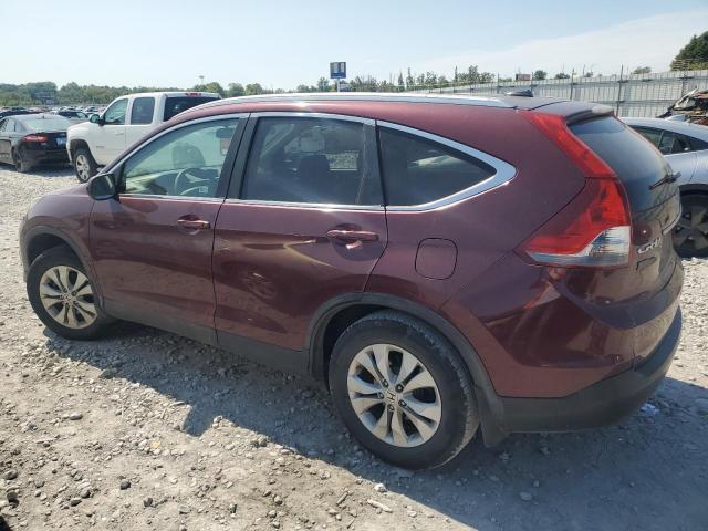 5J6RM4H74DL006581 - 2013 HONDA CR-V EXL MAROON photo 2