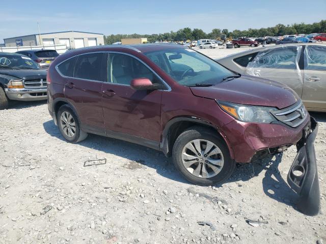 5J6RM4H74DL006581 - 2013 HONDA CR-V EXL MAROON photo 4