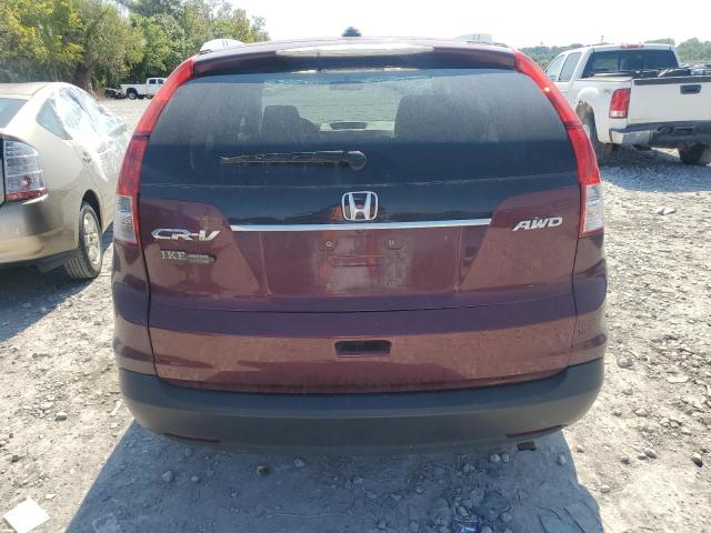 5J6RM4H74DL006581 - 2013 HONDA CR-V EXL MAROON photo 6