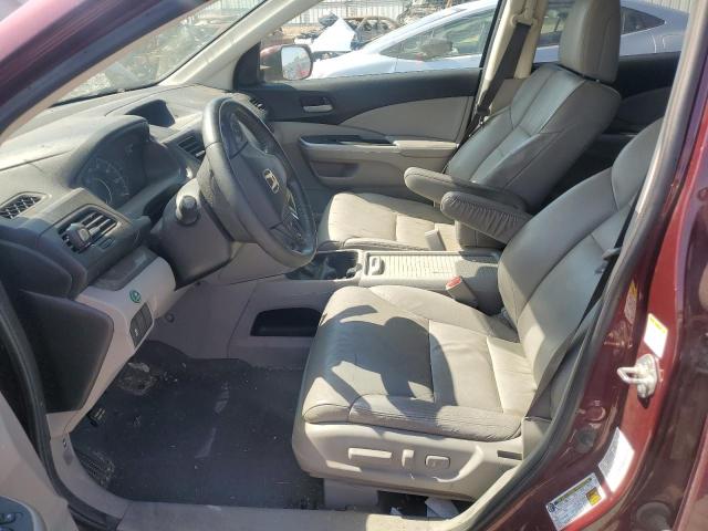 5J6RM4H74DL006581 - 2013 HONDA CR-V EXL MAROON photo 7
