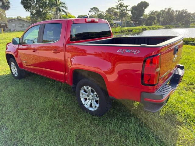 1GCGTCEN8J1100886 - 2018 CHEVROLET COLORADO LT RED photo 3