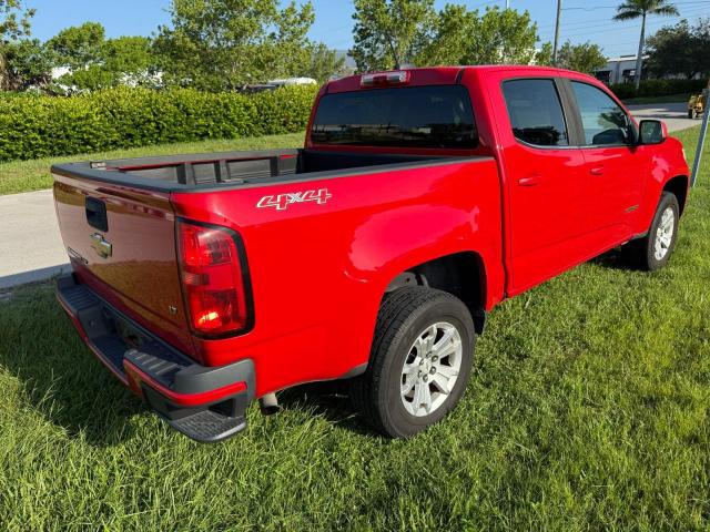 1GCGTCEN8J1100886 - 2018 CHEVROLET COLORADO LT RED photo 4
