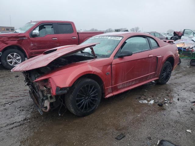 1FAFP42X92F117282 - 2002 FORD MUSTANG GT RED photo 1