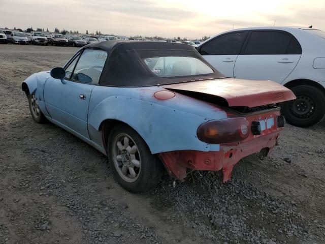 JM1NA3519M1212594 - 1991 MAZDA MX-5 MIATA BLUE photo 2