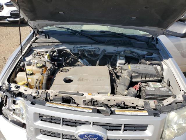 1FMCU5K38BKA62903 - 2011 FORD ESCAPE HYBRID ვერცხლისფერი ფოტო 11