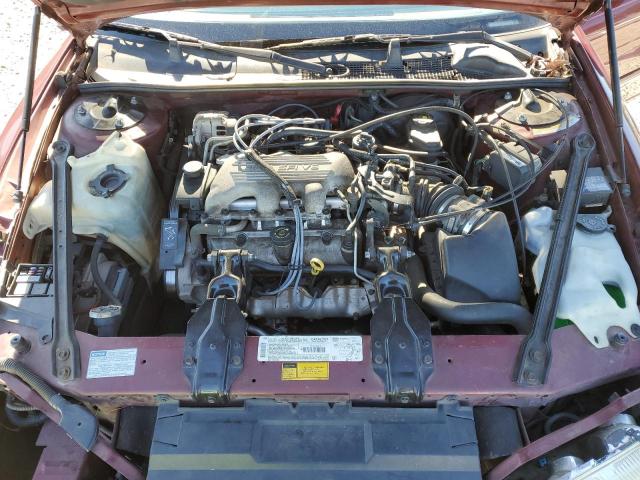 2G1WL52M5T1117461 - 1996 CHEVROLET LUMINA BURGUNDY photo 11