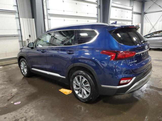 5NMS3CAD7LH194937 - 2020 HYUNDAI SANTA FE SEL BLUE photo 2