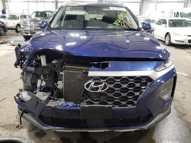 5NMS3CAD7LH194937 - 2020 HYUNDAI SANTA FE SEL BLUE photo 5