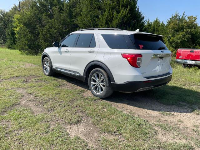 1FMSK7DH2LGB21146 - 2020 FORD EXPLORER XLT WHITE photo 3