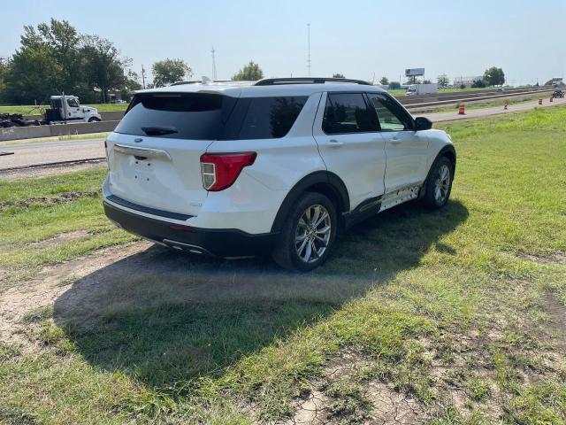 1FMSK7DH2LGB21146 - 2020 FORD EXPLORER XLT WHITE photo 4