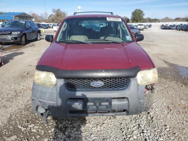 1FMCU02174DA18125 - 2004 FORD ESCAPE XLS MAROON photo 5