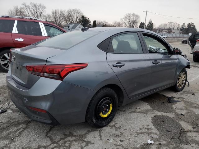 3KPC24A35JE030062 - 2018 HYUNDAI ACCENT SE GRAY photo 3